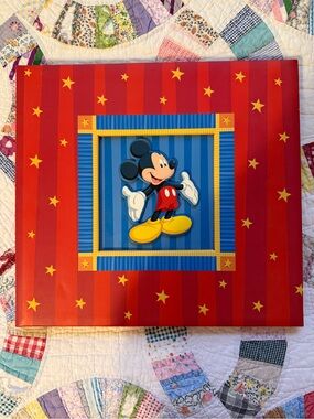 Disney Mickey Mouse Red, Blue & Yellow Scrabbook